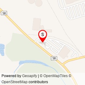Tim Hortons on Northumberland Street, North Dumfries Ontario - location map