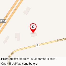 Premier Equipment on Alps Road, North Dumfries Ontario - location map