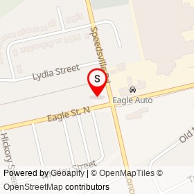 JK Auto Repair & Service on Eagle Street North, Cambridge Ontario - location map
