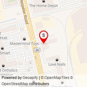Saffron on Hespeler Road, Cambridge Ontario - location map