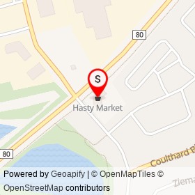 Hasty Market on Can-Amera Parkway, Cambridge Ontario - location map