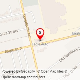 Eagle Auto on Eagle Street North, Cambridge Ontario - location map