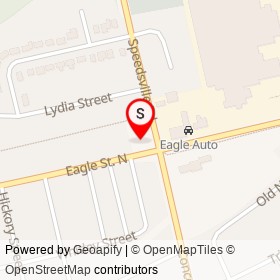 JK Car Sales on Eagle Street North, Cambridge Ontario - location map