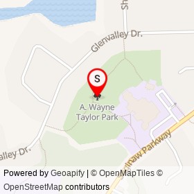 A. Wayne Taylor Park on , Cambridge Ontario - location map