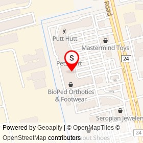 Penningtons on Hespeler Road, Cambridge Ontario - location map
