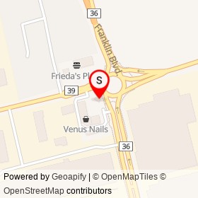 Shell on Franklin Boulevard, Cambridge Ontario - location map