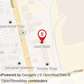 Lave Nails on Hespeler Road, Cambridge Ontario - location map