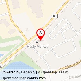 Shawarma Ops on Can-Amera Parkway, Cambridge Ontario - location map