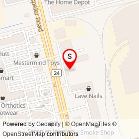 Blackshop! on Hespeler Road, Cambridge Ontario - location map