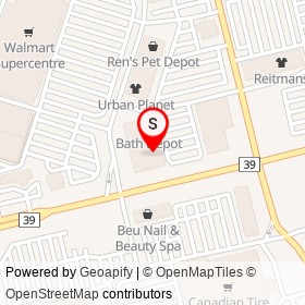 Midha’s on Pinebush Road, Cambridge Ontario - location map