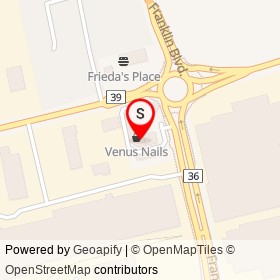 Val's Family Restaurant on Pinebush Road, Cambridge Ontario - location map