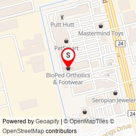 BioPed Orthotics & Footwear on Hespeler Road, Cambridge Ontario - location map