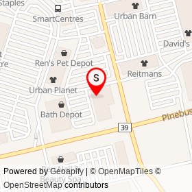 Mark's on Conestoga Boulevard, Cambridge Ontario - location map