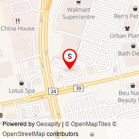 Caz's Fish and Chips on Pinebush Road, Cambridge Ontario - location map