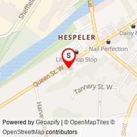 Hespeler Community Physiotherapy on Queen Street West, Cambridge Ontario - location map