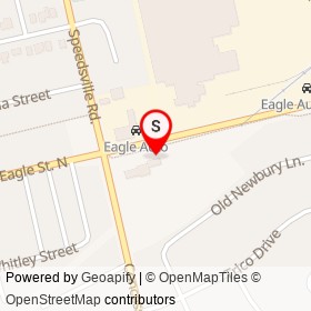 RaceTrac on Eagle Street North, Cambridge Ontario - location map