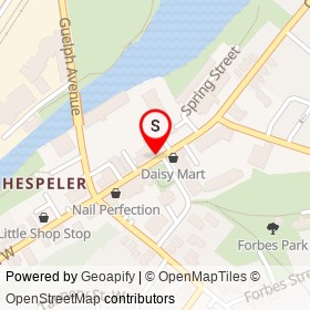 Superior Alterations and Dry Cleaning on Queen Street East, Cambridge Ontario - location map