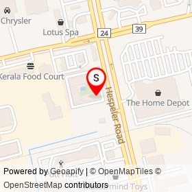 Pizza ‘n’ Pub 24 on Hespeler Road, Cambridge Ontario - location map