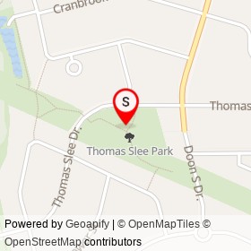 No Name Provided on Thomas Slee Drive, Kitchener Ontario - location map