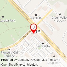 TD Canada Trust on Pioneer Drive, Kitchener Ontario - location map