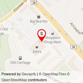 LCBO on Homer Watson Boulevard, Kitchener Ontario - location map
