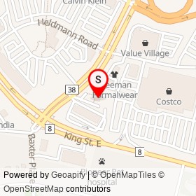 Pioneer Bar-B-Que on Sportsworld Drive, Kitchener Ontario - location map