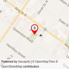 Preston on , Cambridge Ontario - location map
