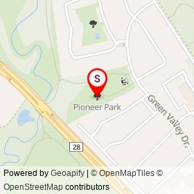 Pioneer Park on , Kitchener Ontario - location map