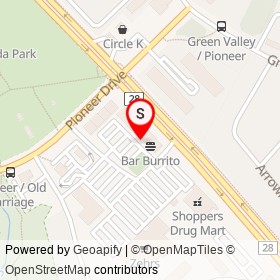 Booster Juice on Homer Watson Boulevard, Kitchener Ontario - location map