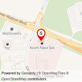 Crispy Slice Pizza on Homer Watson Boulevard, Kitchener Ontario - location map