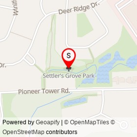 Settler's Grove Park on , Kitchener Ontario - location map