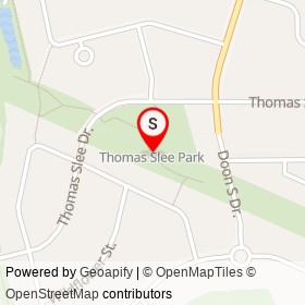 Thomas Slee Park on , Kitchener Ontario - location map