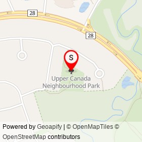 Upper Canada Park on , Kitchener Ontario - location map