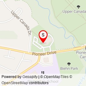 Upper Canada Park on , Kitchener Ontario - location map