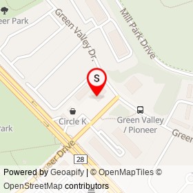 Pioneer Eye Care on Pioneer Drive, Kitchener Ontario - location map