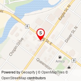 Genesis on King Street East, Cambridge Ontario - location map