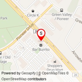 Double Taste Shawarma on Homer Watson Boulevard, Kitchener Ontario - location map