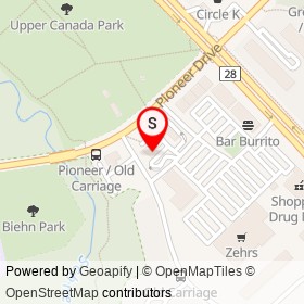 Tim Hortons on Old Carriage Drive, Kitchener Ontario - location map