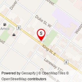 CIBC on Argyle Street North, Cambridge Ontario - location map
