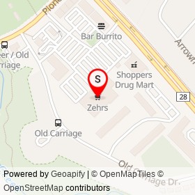 Zehrs on Old Carriage Drive, Kitchener Ontario - location map