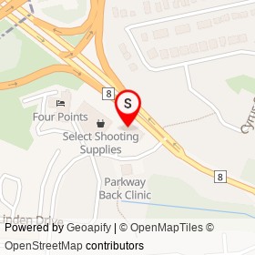 Pops & Ruby's Tap and grill on Preston Parkway, Cambridge Ontario - location map
