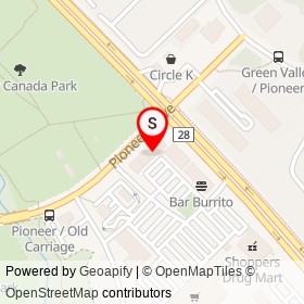 Pizza Pizza on Pioneer Drive, Kitchener Ontario - location map