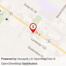 Special Events & Flowers on King Street East, Cambridge Ontario - location map