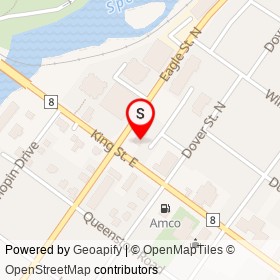 Tim Hortons on Cornell Street, Cambridge Ontario - location map