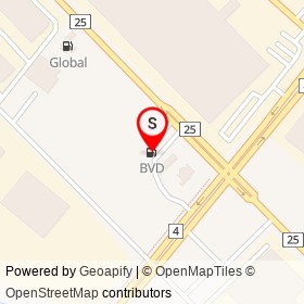 BVD on Regional Road 25, Milton Ontario - location map