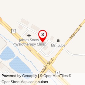 James Snow Medical & Walk-in Clinic on James Snow Parkway North, Milton Ontario - location map