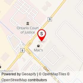 Tangled Salon and Spa on Steeles Avenue East, Milton Ontario - location map
