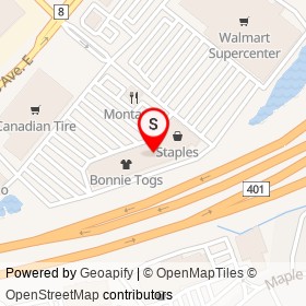 Bouclair Home on Steeles Avenue East, Milton Ontario - location map