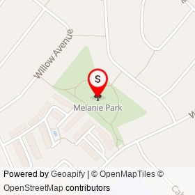Melanie Park on , Milton Ontario - location map