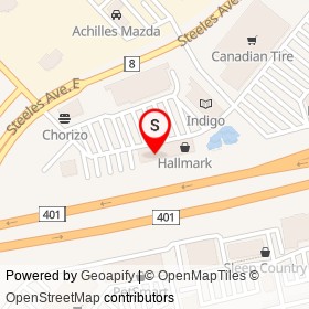 Mexx Kids on Steeles Avenue East, Milton Ontario - location map